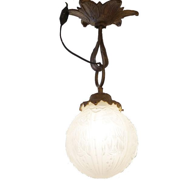 ヴィンテージ フランス製 ラリック調 ペンダントライト