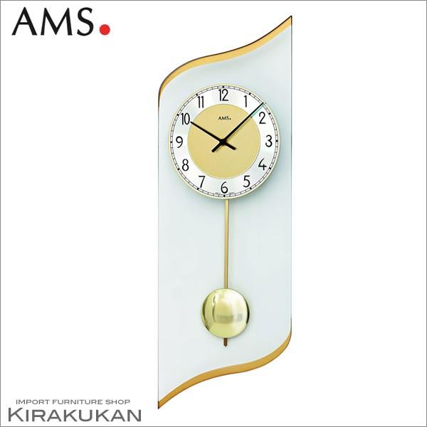 ＡＭＳ アームス社 ドイツ製 クォーツ 掛け時計 AMS-7437