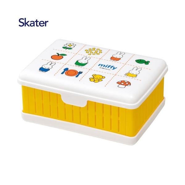折りたたみサンドイッチケース ミッフィー21 OS1 スケーター Skater [4973307571305] 仕切り・名前シール付き コンパクトに折りたたんで持ち帰れちゃう