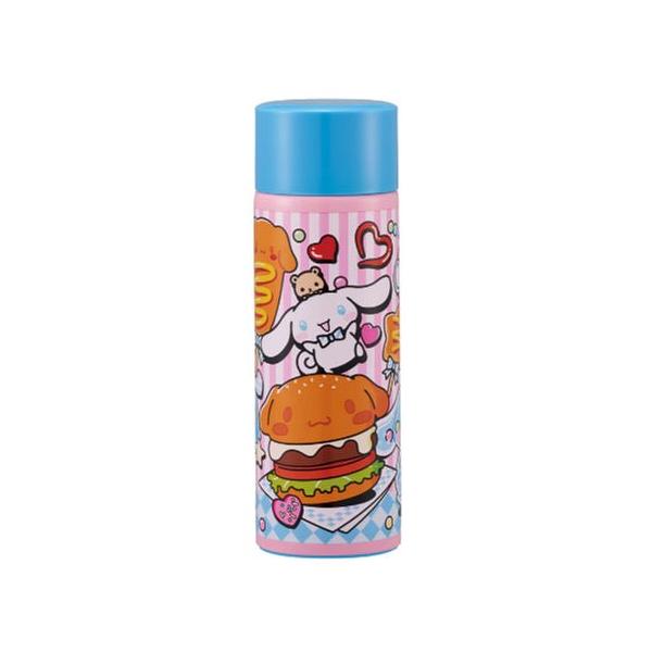 スケーター　ステンレスミニボトル　アメリカンダイナー　キティ　シナモロール　3点 ポケットステンレスマグボトル120ml シナモロール アメリカンダイナー