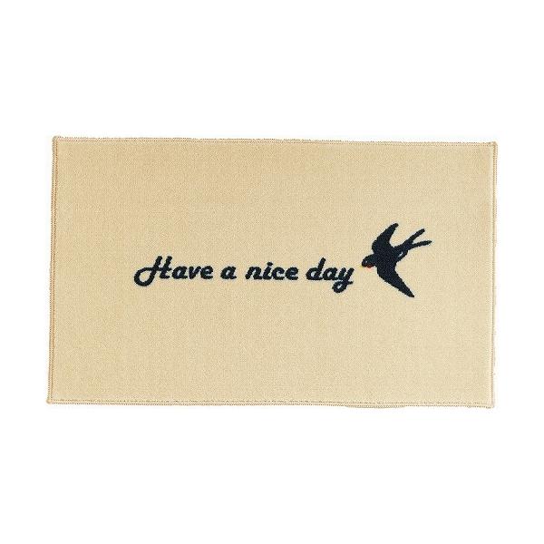 �}�b�g kahouHAVEANICEDAYivory [CD00001] 45 × 70 cm  �N���[���e�b�N�X ���[�J�[����