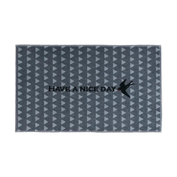 �}�b�g kahouHAVEANICEDAYgrey [CD00003] 45 × 70 cm  �N���[���e�b�N�X ���[�J�[����