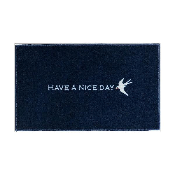 �}�b�g kahouHAVEANICEDAYnavy [CD00004] 45 × 70 cm  �N���[���e�b�N�X ���[�J�[����