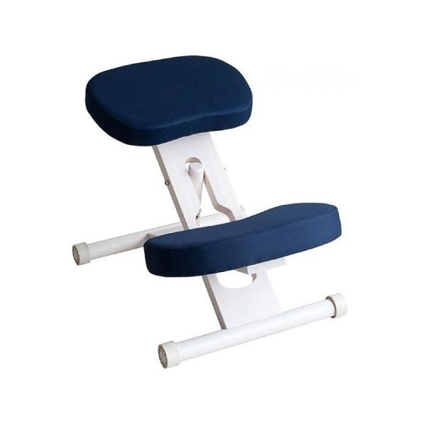 プロポーションチェア ホワイト脚ネイビー 組立式 キャスター付き 補助クッション別売 [613088144] CH-N88W-WHNV 宮武製作所 メーカー直送