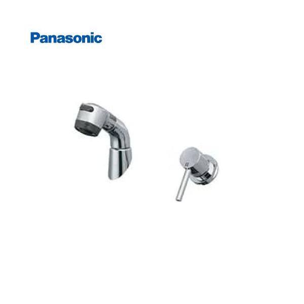 洗面化粧台水栓 シングルレバーシャワー混合栓 Panasonic パナソニック [GLM01SKA] 一般地用 壁給水 ラシスボール一体型カウンター用 CQ01SKの後継機種