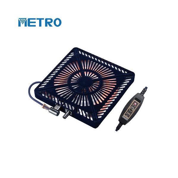 石英管ヒーター こたつ用取替ヒーター AC100V510W [MSU-501HT(K)] U字形石英管ヒーター ファン付き薄型 ツマミ無段階可変式 メトロ電気 ユアサプライムス