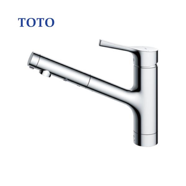 TOTO シングルレバー混合水栓 TKS05305JA TOTO 水栓 シングル混合水栓(ハンドシャワー・吐水切り替え