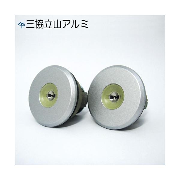 2個同一 PSシリンダー 三協立山アルミ 適合扉：プロセレーネ MIWA FDG