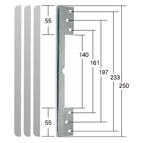 扉と壁の隙間、バール等によるこじ開けを防止します！！ドアと壁の隙間に、釘抜きのようなL字型をした工具・バールを押し込みてこの原理でドア錠を破壊して侵入する方法です。手間がかからないので短時間で侵入うされてしまいます。破壊された扉は交換費用も...