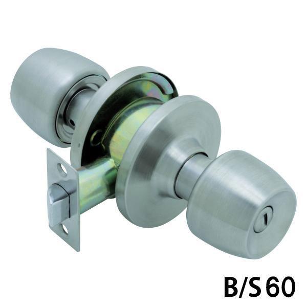 交換用円筒錠 イナホ ユニバーサル円筒錠-60 B/S60 ドアノブ 浴室 トイレ FUKI