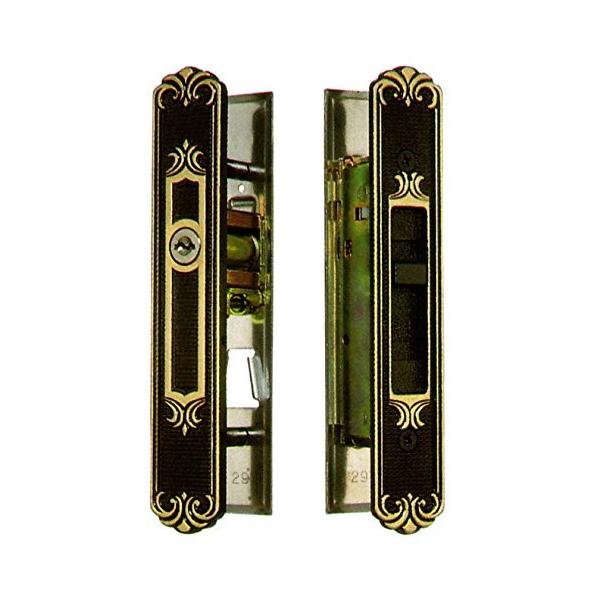 TOSTEM 引戸錠 召合せ SMKH-77主に、トステムの引戸に使用されている召合錠です。※必ず、ご注文前に、画像と商品詳細から形状をご確認下さい。【商品詳細】◆キー本数：3本付属◆形式：召合錠(内外)◆締り/内部操作カマ/スライド◆フロ...