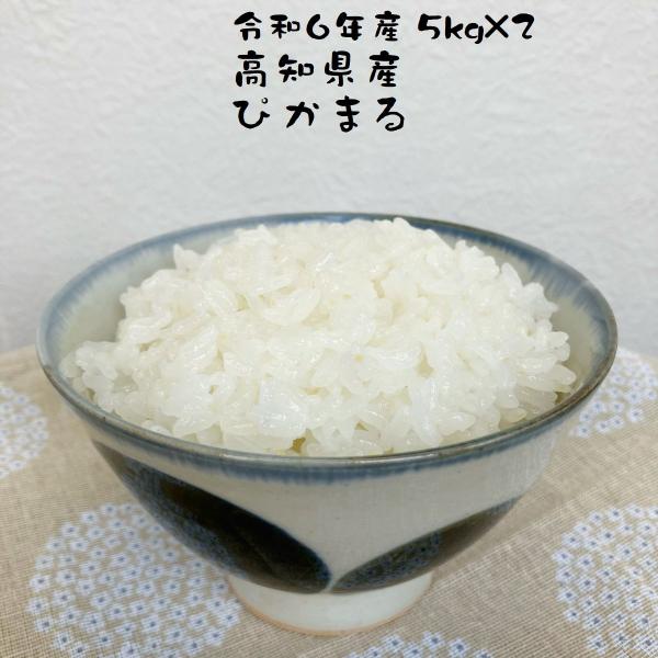 お米 ぴかまる 高知県産 令和７年産 10kg(5kg×2) 減農薬 低アミロース米 お米マイスター厳選 粘り強くて甘み強め