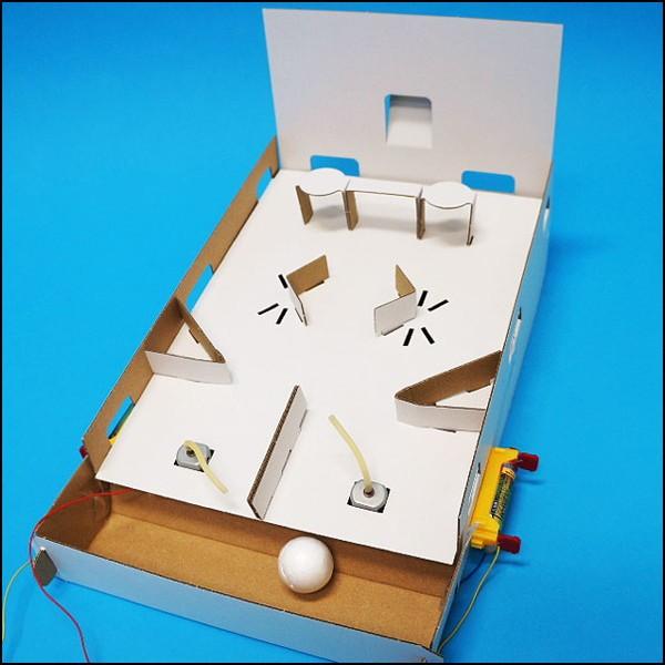 ボール紙で作るモーターの力で弾くピンボール工作キット Buyee Buyee 日本の通販商品 オークションの代理入札 代理購入