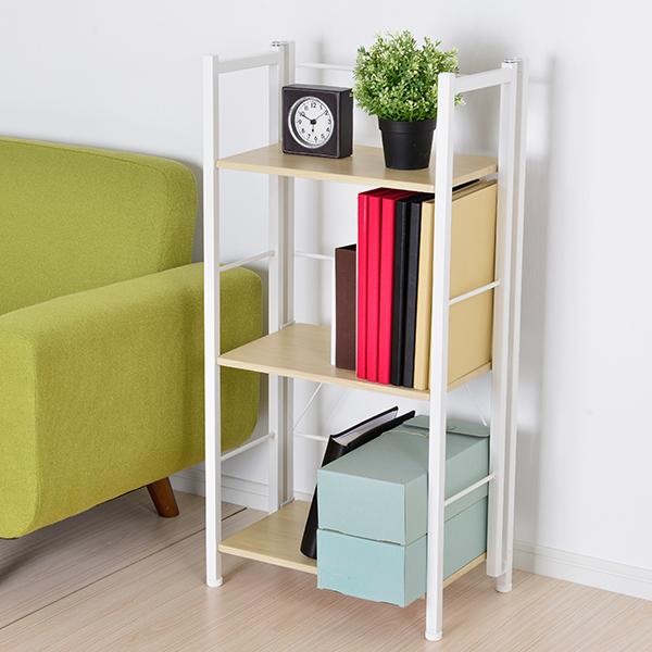 折りたたみ収納ラック 3段 幅47 奥行27 高さ93 Por 3 折りたたみラック フリーラック オープンラック シェルフ 本棚 シンプル スリム おしゃれ 山善 Yamazen Buyee Buyee Japanese Proxy Service Buy From Japan Bot Online