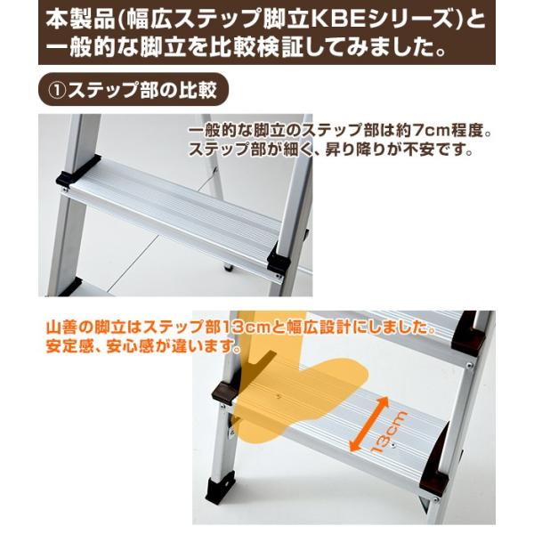脚立 5段 折りたたみ アルミ 軽量 Kbe 5 踏み台 はしご おしゃれ 持ち