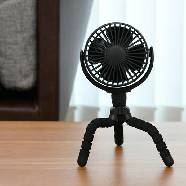 TOPLAND SFY-55-BK BLACK どこでもFAN