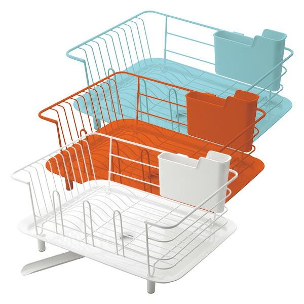 【送料無料】リス(RISU) ディッシュドレーナー リベラリスタ●本体サイズ：幅39.5×奥行30×高さ20.7cm　重量1.15kg●材質：ラック本体：スチールトレー・樋・ポット：PPすべり止め：エラストマー●原産国：ベトナム●排水方向を...