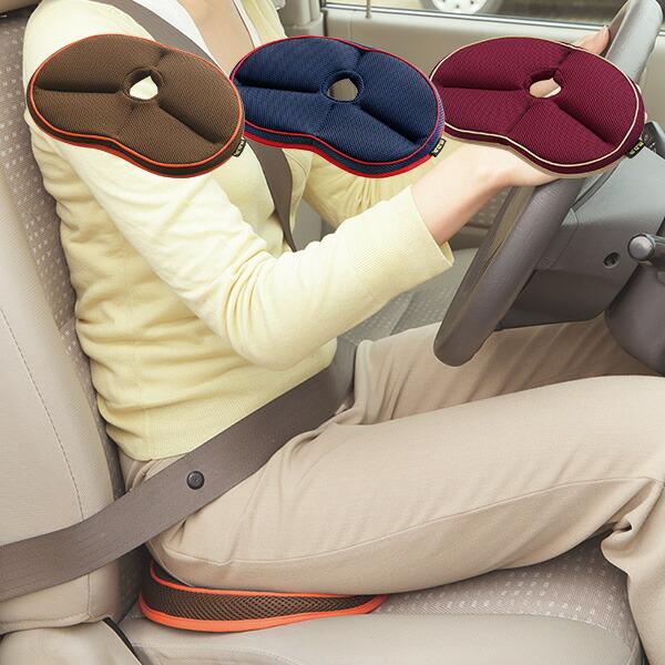 【送料無料】メイダイ 勝野式 携帯便利 Gクッション●本体サイズ：幅27×奥行37×高さ3cm　重量120g●材質：カバー：ポリエステル100％中材：ポリウレタンフォーム●原産国：中国●長時間座ってもお尻と腰に優しい携帯円座クッション●痔で...