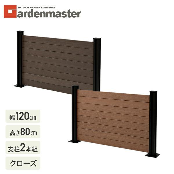 フェンス Diy おしゃれ 人工木 クローズ 幅1cm 高さ80cm アルミ支柱2本 Kmfs 80 Wpc1x4 11br 8 くらしのeショップ 通販 Paypayモール