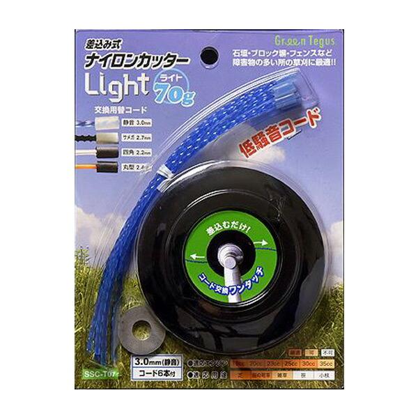 三洋テグス 差込み式 ナイロンカッター Light (コード6本付き) SSC
