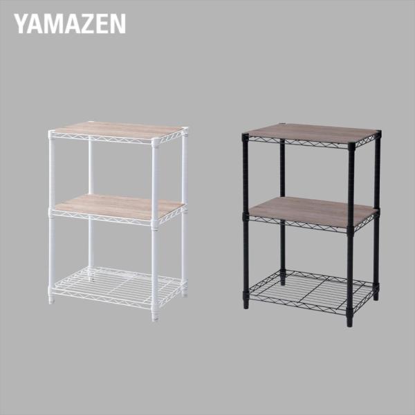 【送料無料】山善 YAMAZEN おうちすっきり スチールラック 木製棚板2枚セットICM-83603J本体サイズ幅62×奥行39×高さ85cm　重量8kg材質スチール(粉体塗装)仕様●原産国：台湾●組立品です●組立時間：約20-30分商品...