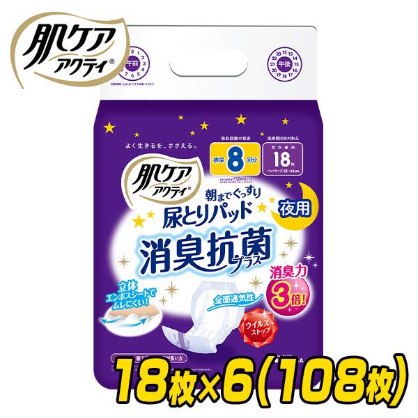 日本製紙クレシア 肌ケア アクティ 尿とりパッド 消臭抗菌プラス