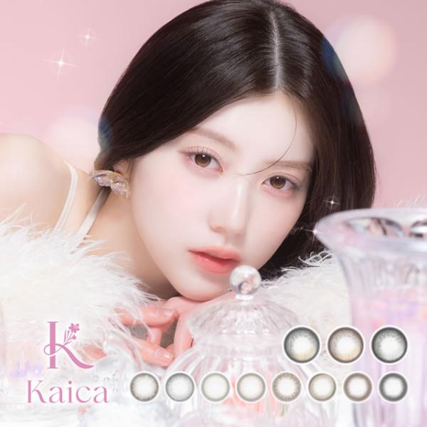 ちゃんえな カラコン kaica カイカ10枚入 中野 恵那 雪花グレー 花恋ベージュ 透花ヴェール 優花ブラウン 優月ブラック 淡花ヌード 咲初ショコラ 月絃ベージュ