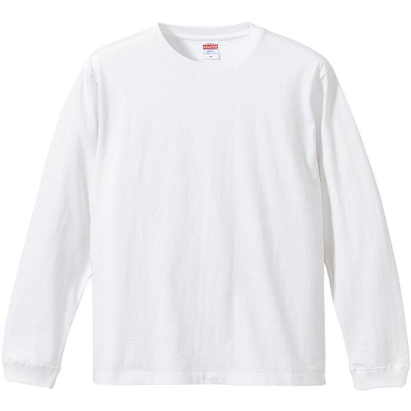 他サイト： ユナイテッドアスレ UnitedAthle 5 . 6オンス ロングスリーブTシャツ 1 . 6インチリブ   501101W 1の商品画像
