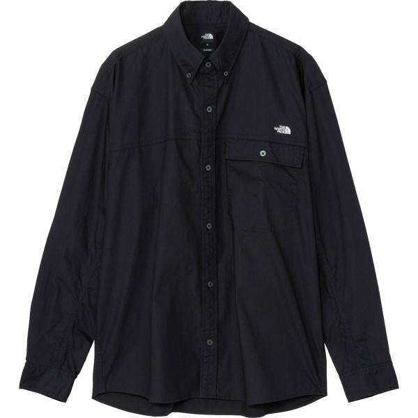 ザ・ノース・フェイス THE NORTH FACE ロングスリーブヌプシオックスフォードシャツ ユニセックス 長袖 トップス 襟付き 吸汗速乾 綿100 シンプル コ