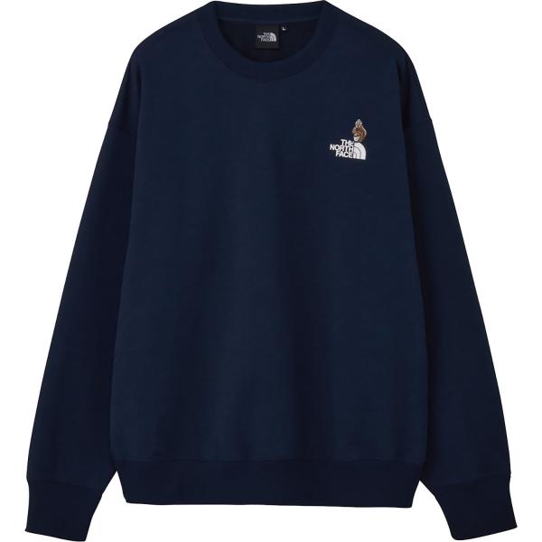 ザ・ノース・フェイス THE NORTH FACE ズーピッカークルー ユニセックス 長袖 ロングスリーブ トップス シンプル ロゴ 動物 アニマル  NT62638