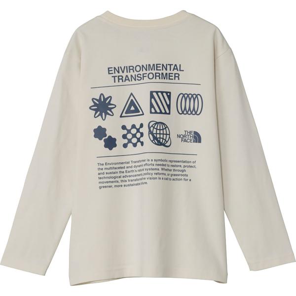 ザ・ノース・フェイス THE NORTH FACE キッズ ロングスリーブグラフィックティー ジュニア 子ども 長袖 Tシャツ トップス オーガニックコットン 綿100