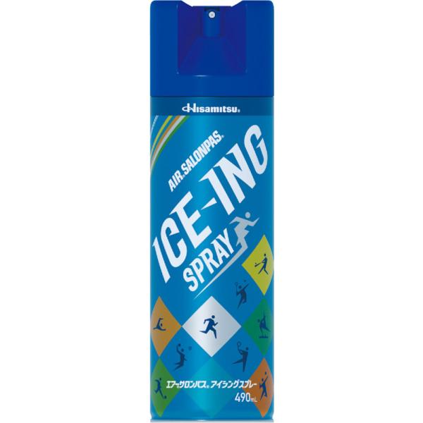 ヒサミツ Hisamitsu 久光製薬 エアーサロンパスアイシングスプレー 490ml 冷却スプレー 瞬間冷却剤 コールドスプレー クールダウン 応急措置 救急 暑さ対策 熱中症対策 部活  6581　ほてりを抑えるアイシングスプレー。スポ...