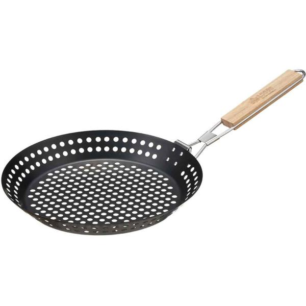 LOGOS ロゴス MAKIBI グリルPAN フライパン 穴あき 折りたたみ