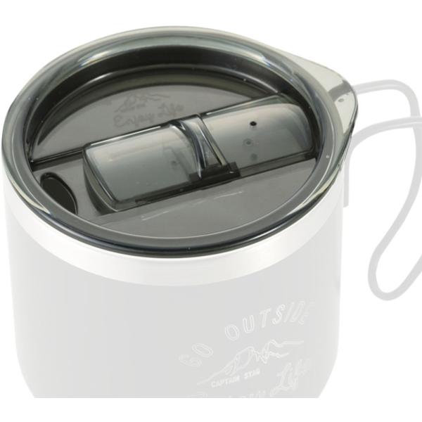 他サイト： キャプテンスタッグ CAPTAIN STAG モンテ ダブルステンレスマグカップ用フラップ ブラック  UE-4912  UE4912の商品画像