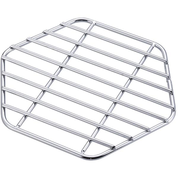 キャプテンスタッグ CAPTAIN STAG ヘキサグリル<M>用 目皿 グリル コンロ アクセサリ キャンプ 焼網 網 アミ あみ  UG2028　アウトドア　M-6498 ヘキサ ステンレスファイアグリル(M)用の目皿。