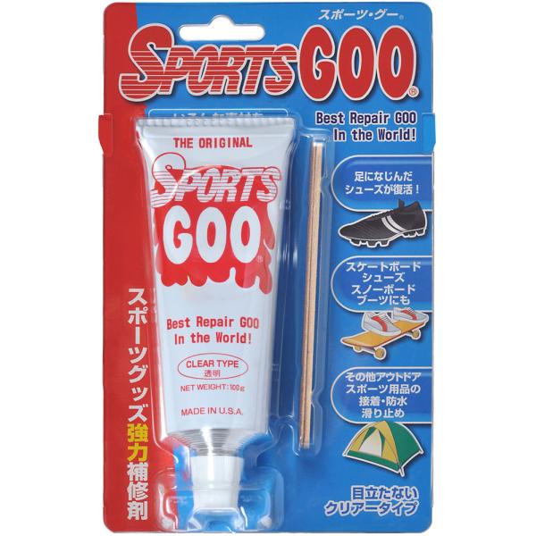 シューグー shoeGOO スポーツグー   S314　アウトドア　透明ですので靴などの目立つ箇所の修理補修、補強に最適です。又、非常に防水性が高いので、スノーボード・スキー用品(グローブ、ウェア、ブーツ)の補修、サーフボード・ウェットスー...