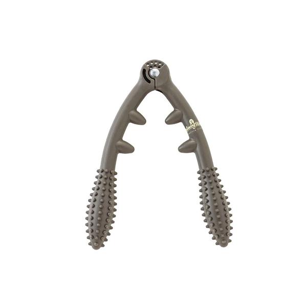 一瞬でもいい、すべてを忘れる。 折りたたみ式のコンパクトリセットバー。気持ちいい角度に調整して首まわりをぐりぐりプレス。スマートフォンによる首こりに。●使用部位首、肩、もも