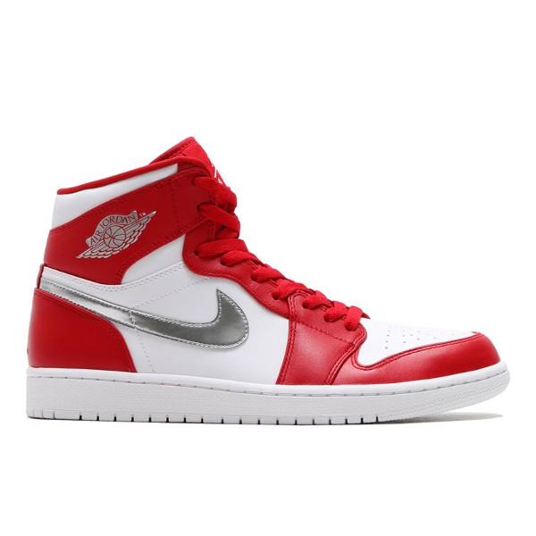 jordan 1 white red silver
