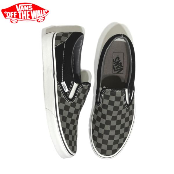 バンズ VANS CLASSIC SLIP-ON クラシックスリッポン BLACK/PEWTER【並行輸入品】VN000EYEBPJ