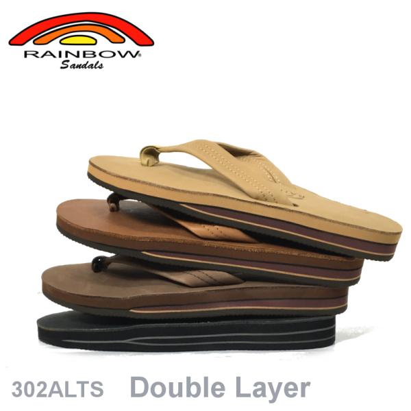 RAINBOW SANDALS レインボーサンダル ダブルレイヤー レザー