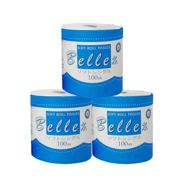 商品コード：20128511巻あたり82.5円■お肌にやさしいソフトタイプ■環境にやさしいエコマーク取得商品です。■従来品よりコンパクトで場所いらずサイズ：114mm×100m巻（シングル）ミシン目：なし材質：上質再生紙100％カラー：ホワ...