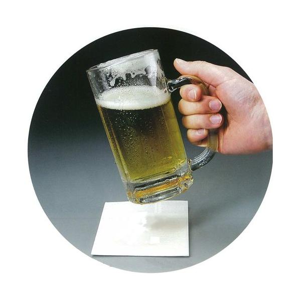 商品コード：2023862 １枚あたり4.84円 ■地球環境にやさしい植林木チップ採用の4ツ折コースター。 ■独自の表面加工と特殊紙で、普通の厚紙でできた紙コースターより圧倒的に吸水性が高く、水滴のしたたるグラスを置いてもくっつきません。 ...