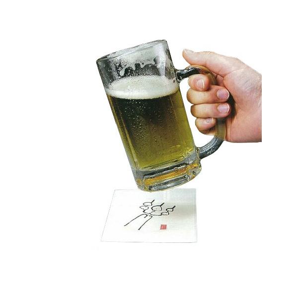 商品コード：2023872 １枚あたり5.5円 ■地球環境にやさしい植林木チップ採用の4ツ折コースター。 ■独自の表面加工と特殊紙で、普通の厚紙でできた紙コースターより圧倒的に吸水性が高く、水滴のしたたるグラスを置いてもくっつきません。 ■...