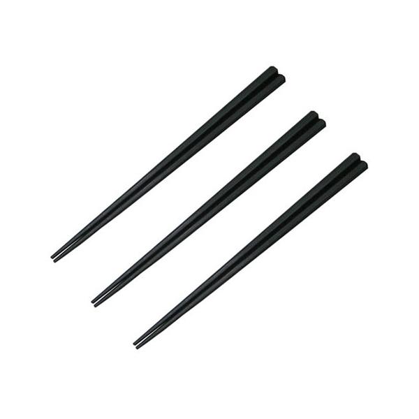 六角PPS樹脂箸［黒色］21cm 100膳 : みやこオンラインショッピング