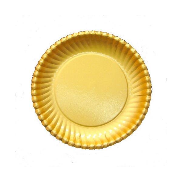 紙皿ゴールドプレート 菊型 6号 1500枚 : みやこオンライン