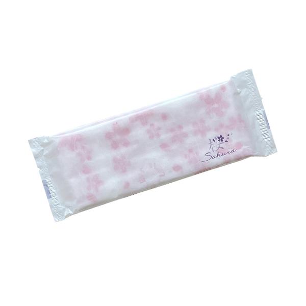 商品コード：2164931 1本あたり13.52円 ■満開の桜の花びらをデザインした柔らかで高級感のある紙おしぼりです。 ■お花見などの宴席や、ご卒業・ご入学などのお祝いの席に上品な彩りを添えます。 ■3層構造（ポリエステル素材を紙素材で挟...