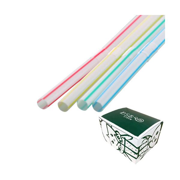 商品コード：21974811本あたり1.3円■定番サイズの「口径6×長さ210mm」で飲みやすい曲がるタイプのストローです。■紙箱入りなので使用時に取り出しやすく、在庫の保管にも便利です。サイズ：直径6×長さ210mm材質：PP（ポリプロピ...