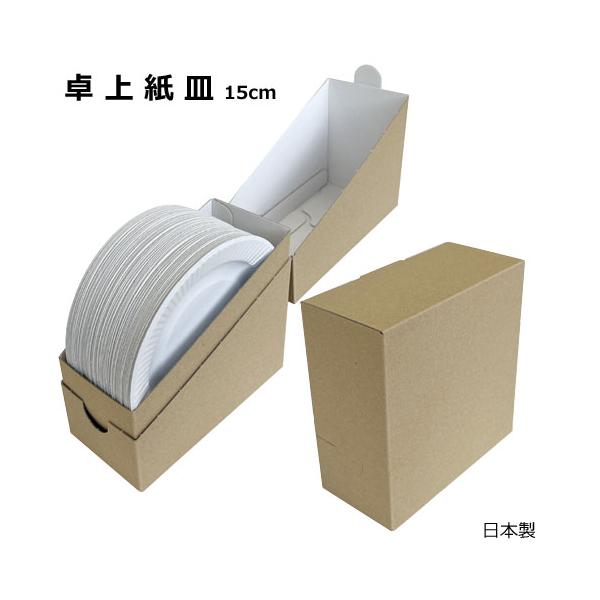 卓上紙皿15cm 1200枚（100枚×12小箱） : みやこオンラインショッピング