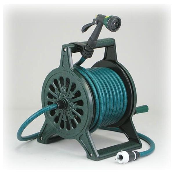 1台限り特価 ロゼットリール 20m グリーン 三洋化成　散水ホースリール　Rosset RR4-ST20M