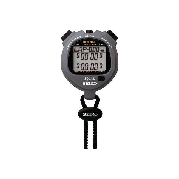 SEIKO ストップウオッチソーラー インダストリアル グレー